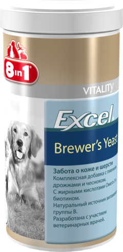 

8in1 Vitality Brewers Yeast with Garlic пивные дрожжи с чесноком 1430таб (115731)