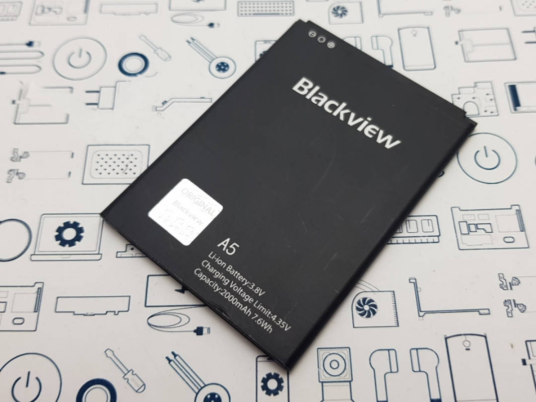 

Батарея Blackview A5 Сервисный оригинал с разборки (до 20% износа)