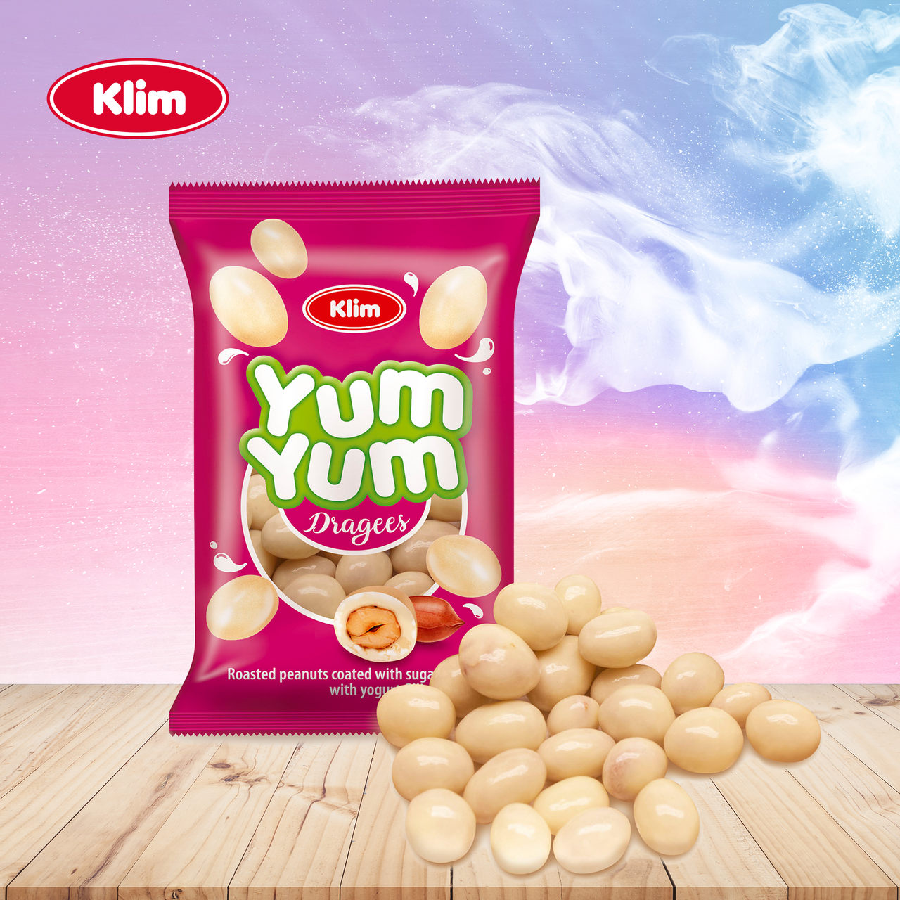 

Драже «YUM-YUM» арахис в йогурте (0,080*30)