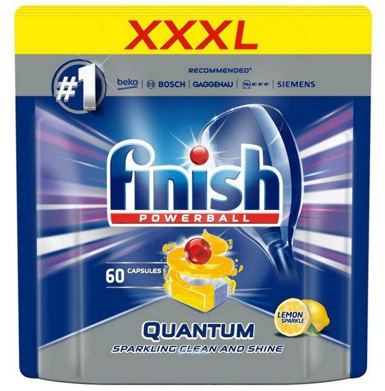 

Finish Quantum Powerball Lemon таблетки для посудомоечных машин Лимон 60 шт.