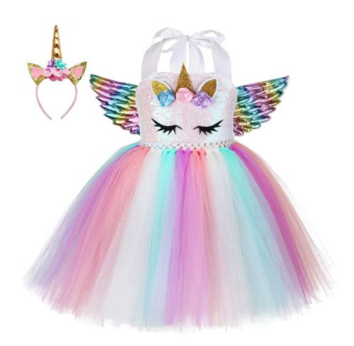 

Детское платье карнавальное для девочки Пони единорог My Little Pony р. 85-105 см