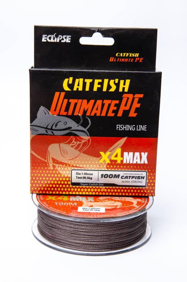 

Шнур на Сома Eclipse X4 Catfish PE Brown 100m - 0,60мм, Коричневый