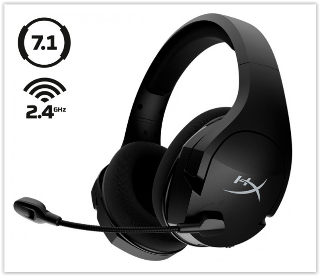 

Беспроводная игровая гарнитура HyperX Cloud Stinger Core Wireless 7.1 Black, Черный