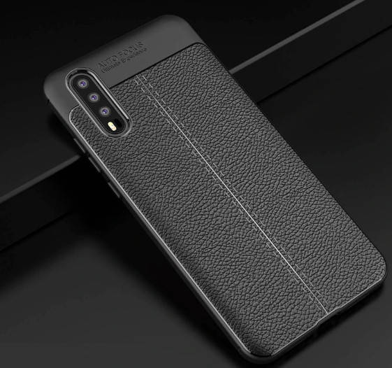 

Защитный чехол-накладка под кожу для Huawei P20, Черный