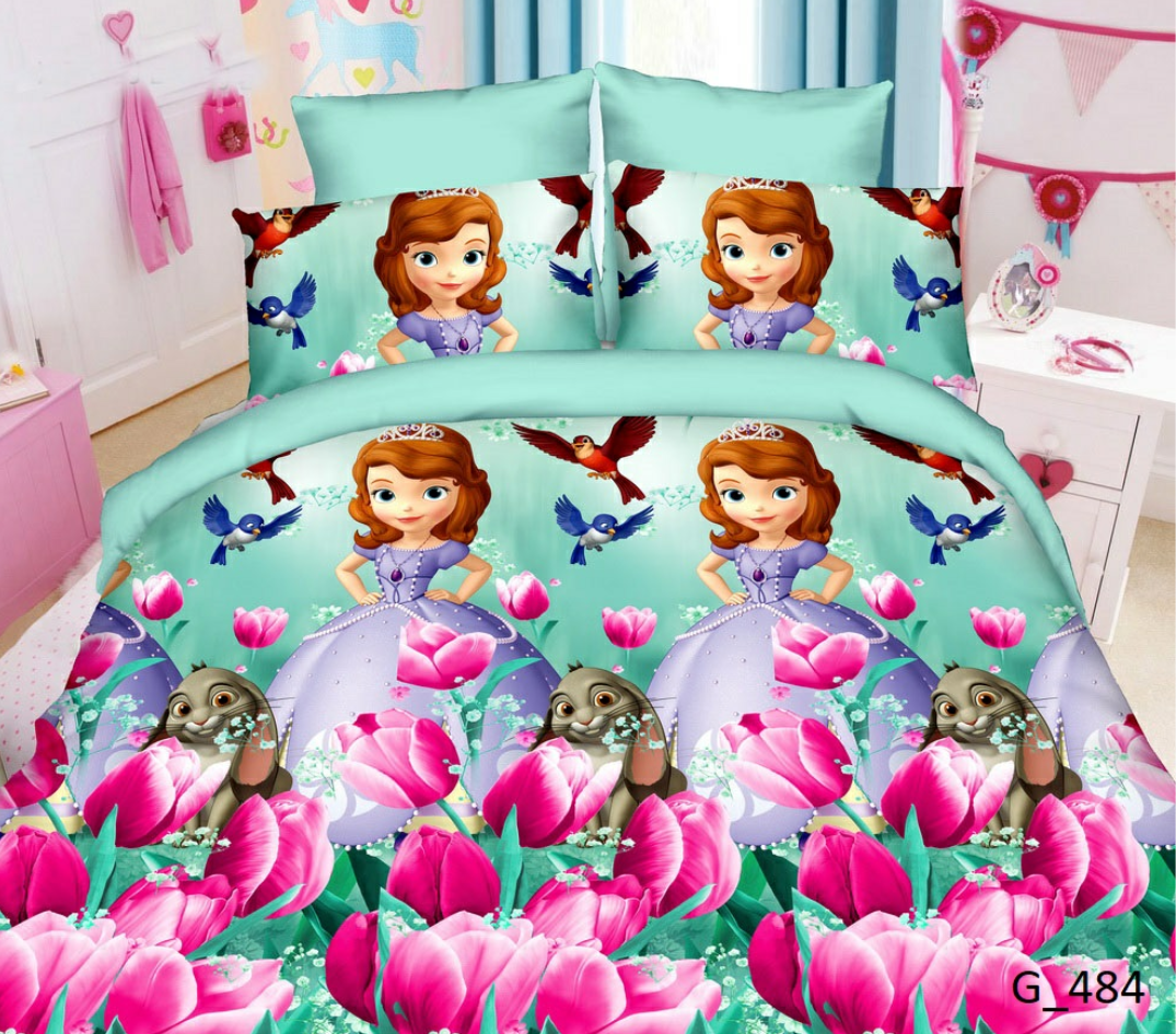 

Детское полуторное постельное белье София прекрасная