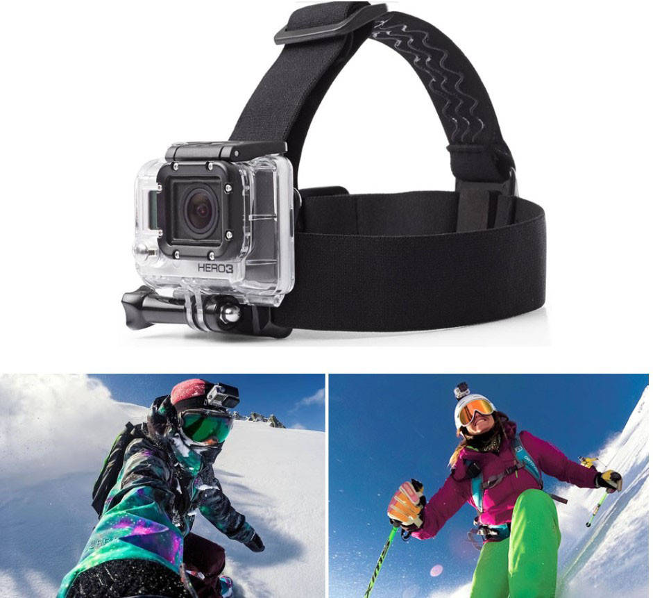 

Крепление на голову для GoPro Sjcam Xiaomi Sony Head Strap, Черный