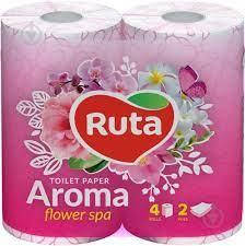 

Туалетная бумага "Ruta" цветная арома 4шт., Розовый