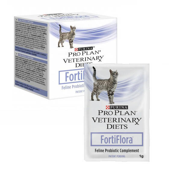 

ФортиФлора ПроПлан FortiFlora ProPlan пробиотик для поддержки микрофлоры ЖКТ у кошек, 1г
