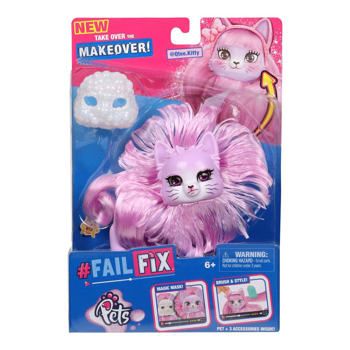 

Питомцем Failfix Qtee.Kitty Total Makeover Pet Pack - Кьюти Китти кошечка 12817