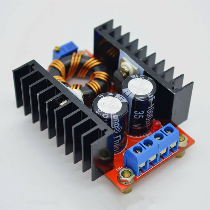 

DC-DC Повышающий преоброзователь CV IN 10-30V/OUT 12-35V 10A 150W