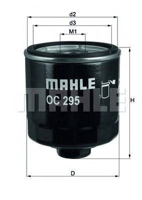 

Фильтр масляный MAHLE ORIGINAL OC295