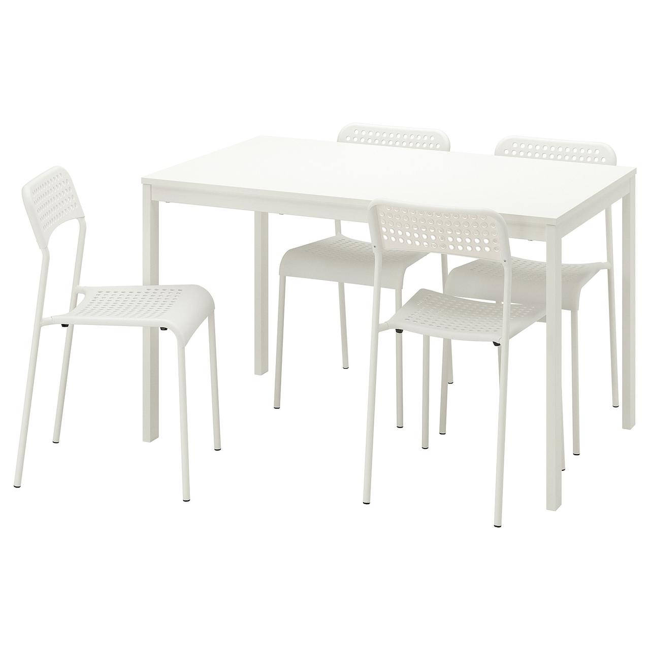 

IKEA Стол и 4 стула VANGSTA / ADDE (594.830.44)