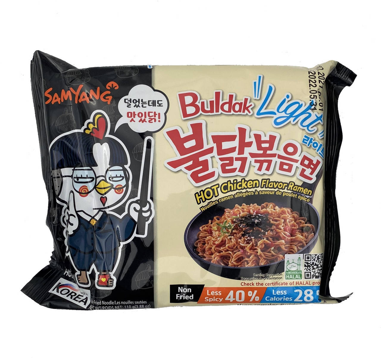 

Лапша Рамен быстрого приготовления Buldak Light SamYang 140г
