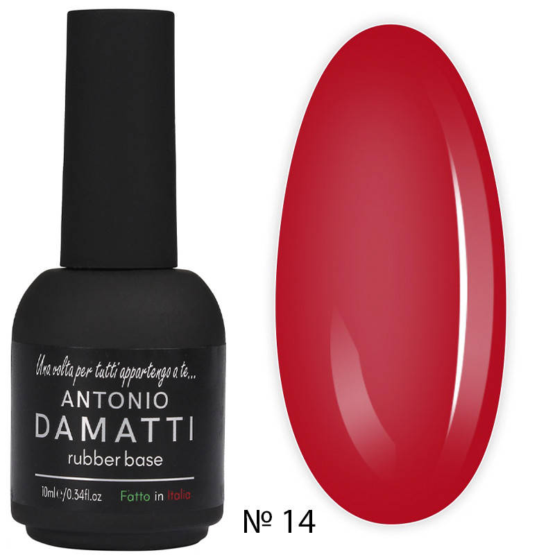 

Antonio Damatti Rubber Color Base № 14 - каучуковая цветная база, 10 мл