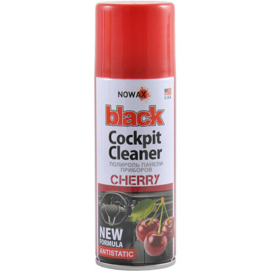 

Полироль для салона Nowax Black Cockpit Cleaner вишня 200 мл (NX00207), Черный
