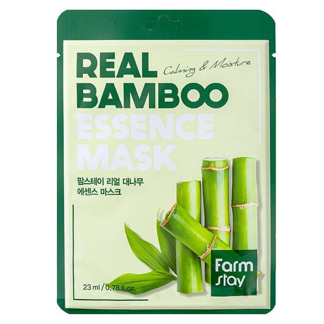 

Тканевая маска для лица с экстрактом бамбука FarmStay Real Bamboo Essence Mask 23 ml