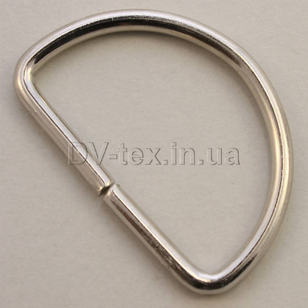 

Полукольцо для сумок 40мм, МТП-40 (3,3*40*24) (8181/4212), никель