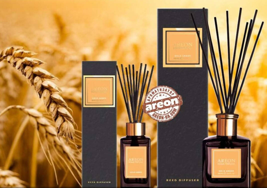 

Ароматизатор 85ml - "Areon" Нome Perfume PREMIUM Gold Amber (Золотой Янтарь) (PSL07)