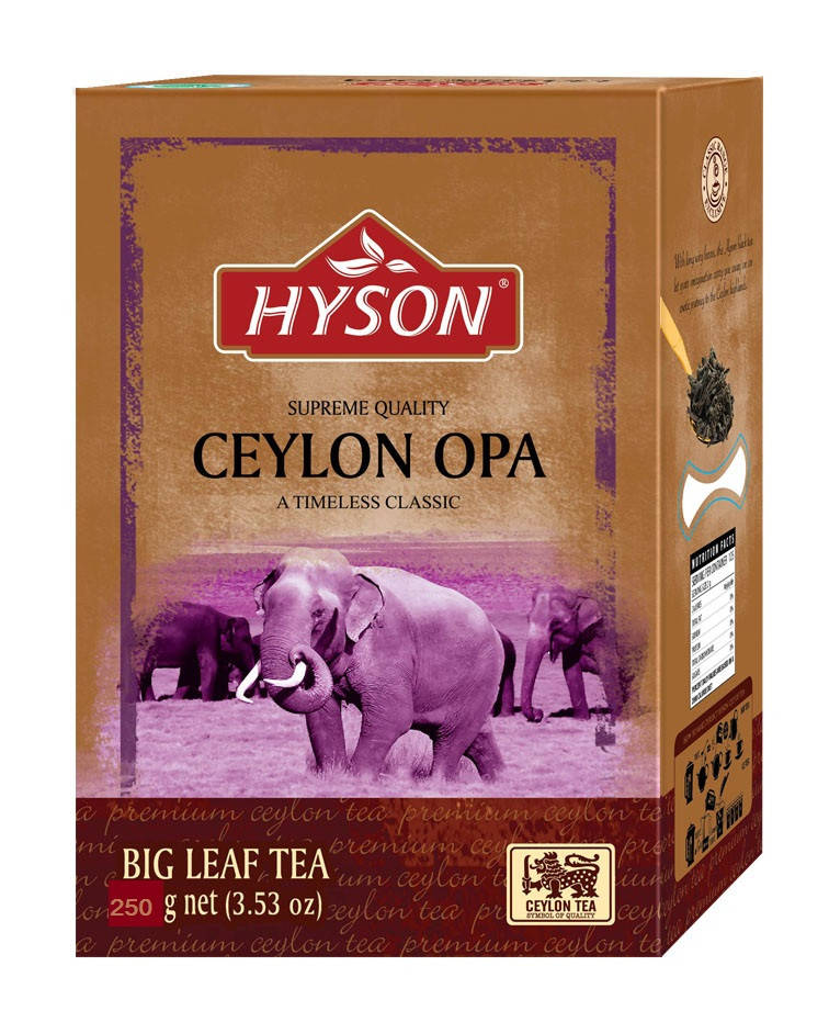 

Чай черный крупнолистовой Цейлон ОПА 250 г Хайсон Суприм Hyson OPA black tea ceylon