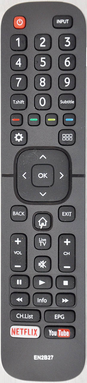 

Пульт для телевизора HISENSE EN2B27, Черный