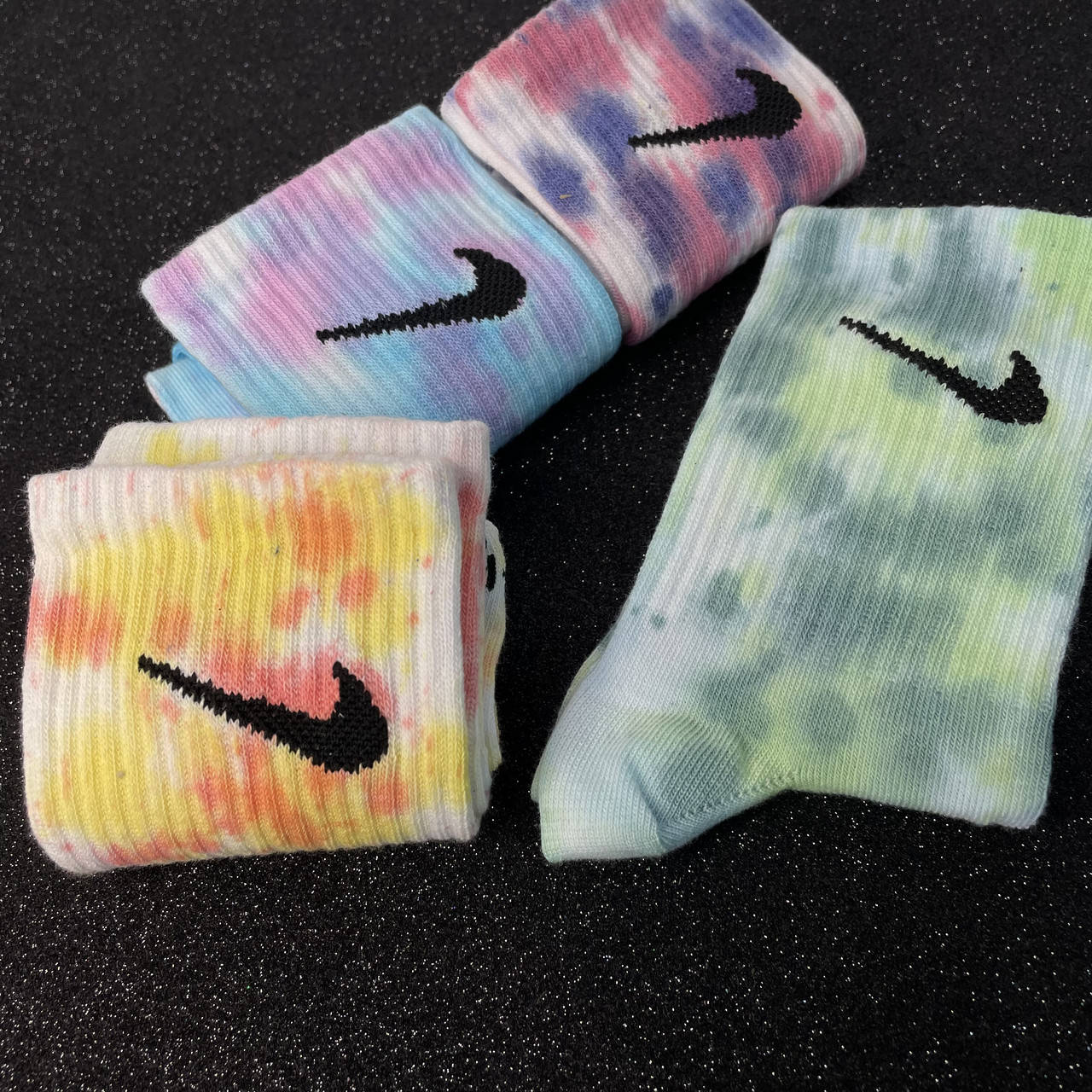 

Высокие носки nike tie-dye, puma,adidas,reebok