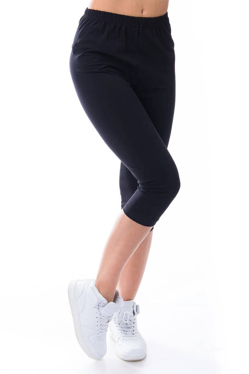 

Женские хлопковые бриджи 3XL, Черный