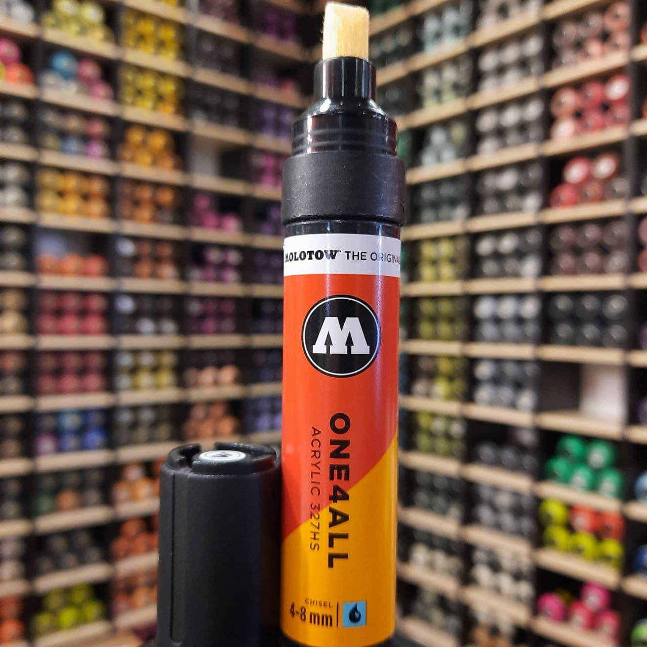 

Акриловый маркер Molotow ONE4ALL 327HS Signal Black (Черный) 4-8мм