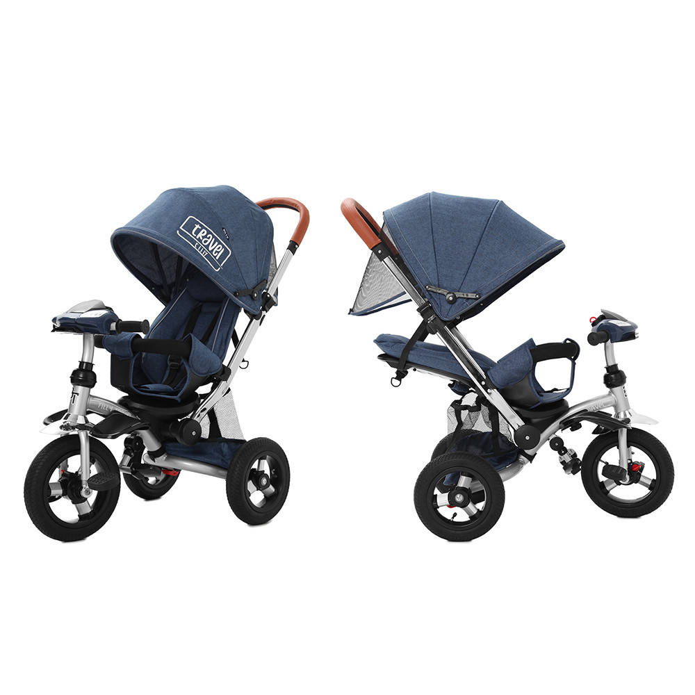 

Трехколесный велосипед-коляска TILLY TRAVEL T-387, Синий