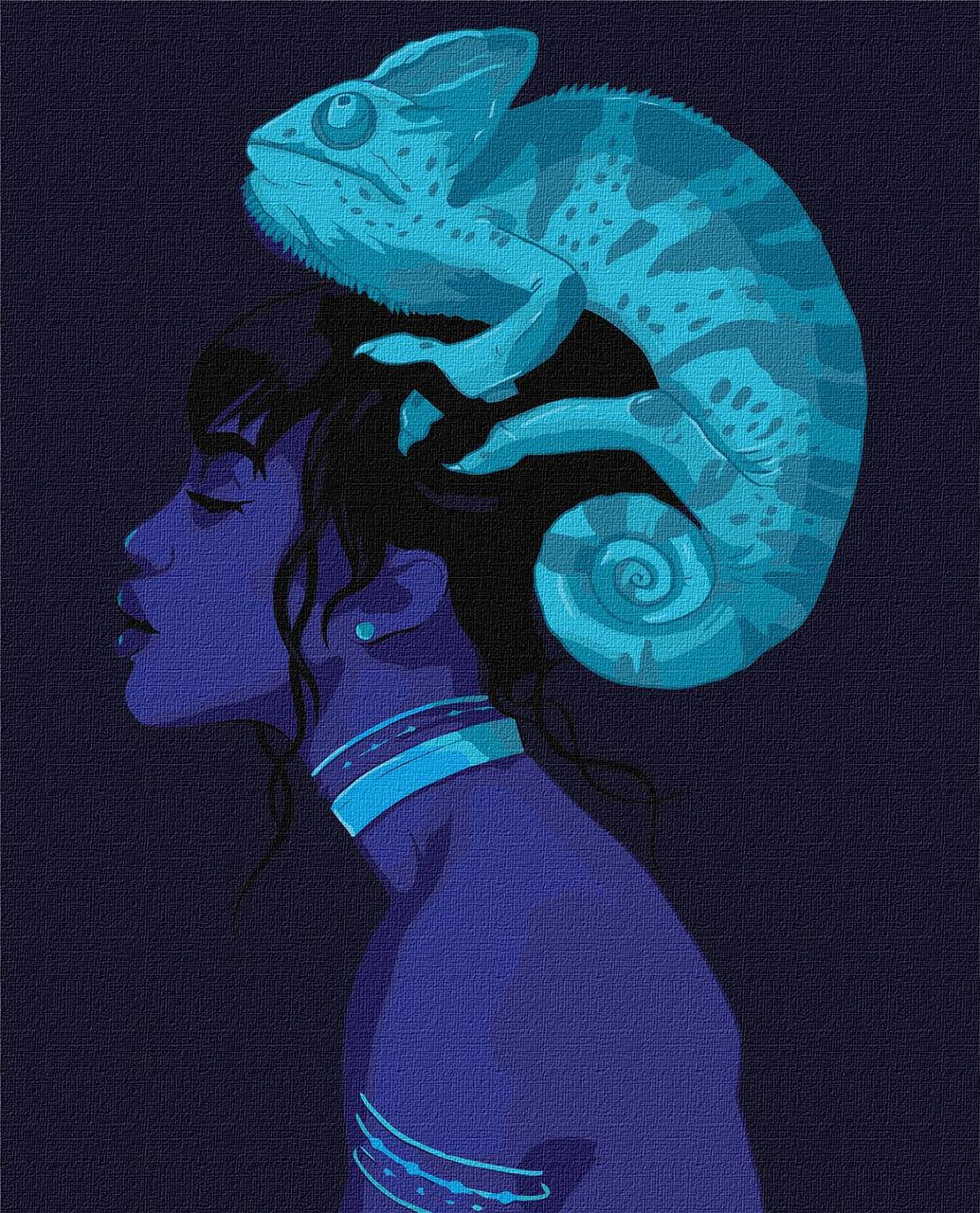 

Картина по номерам Неоновая красота ©dragonfly_kc Идейка 40 х 50 KHO4890