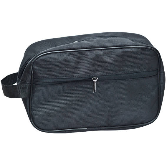 

Косметичка для туалетных принадлежностей дорожная с ручкой черная или синяя, Черный
