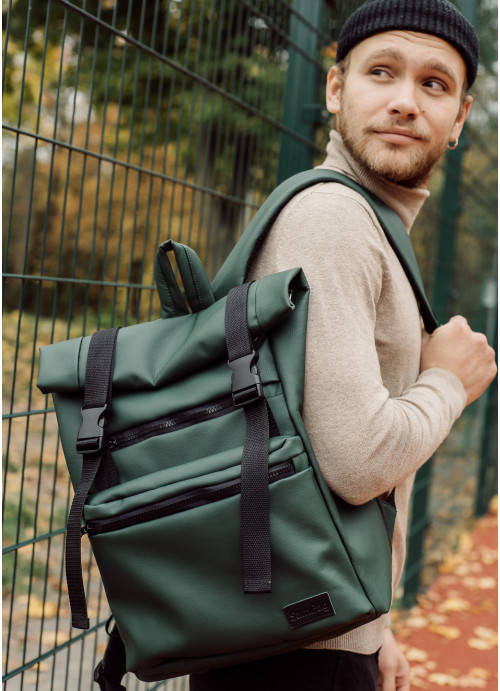 

Рюкзак ролл Sambag унисекс RollTop LTT зеленый, Зелёный