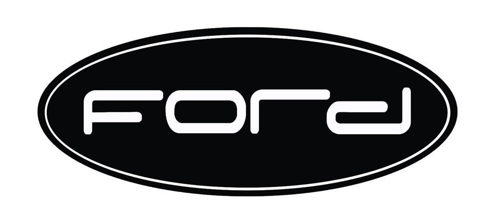 

Виниловая наклейка без фона "Ford logo" 5,5х14 см, Белый