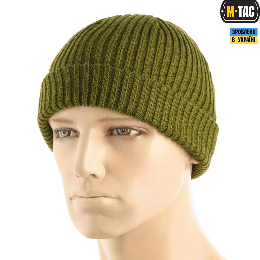 

Шапка вязаная 100% акрил M-Tac Olive, Оливковый
