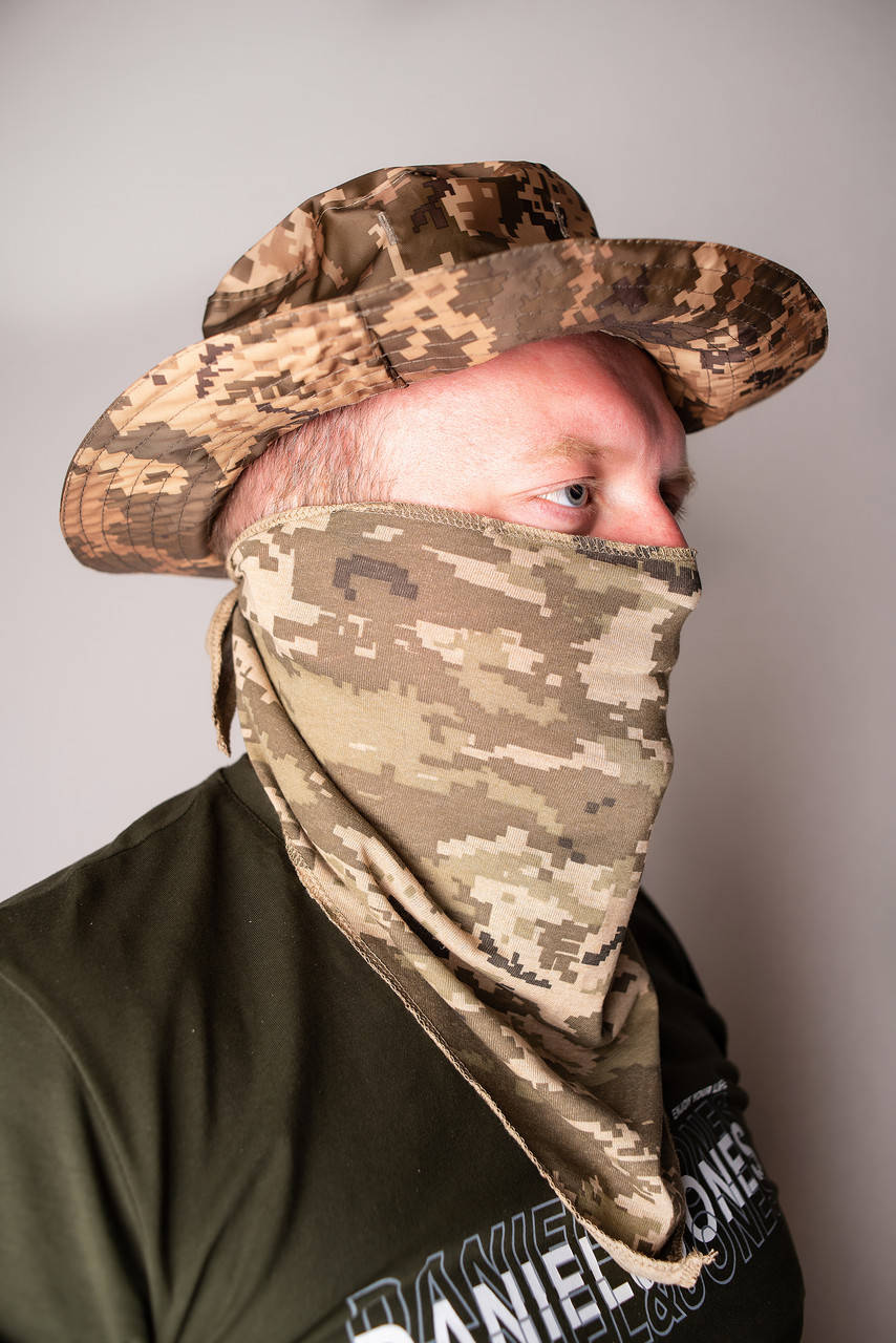 

Бафф, бандана, косынка Пиксель ВСУ, Хаки