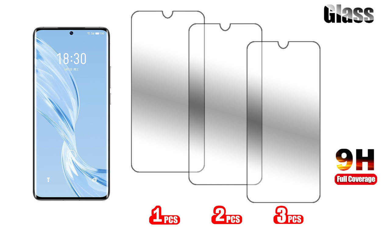 

Защитное стекло Meizu 18 Pro комплект 3 шт, новогодняя скидка 35%, Прозрачный