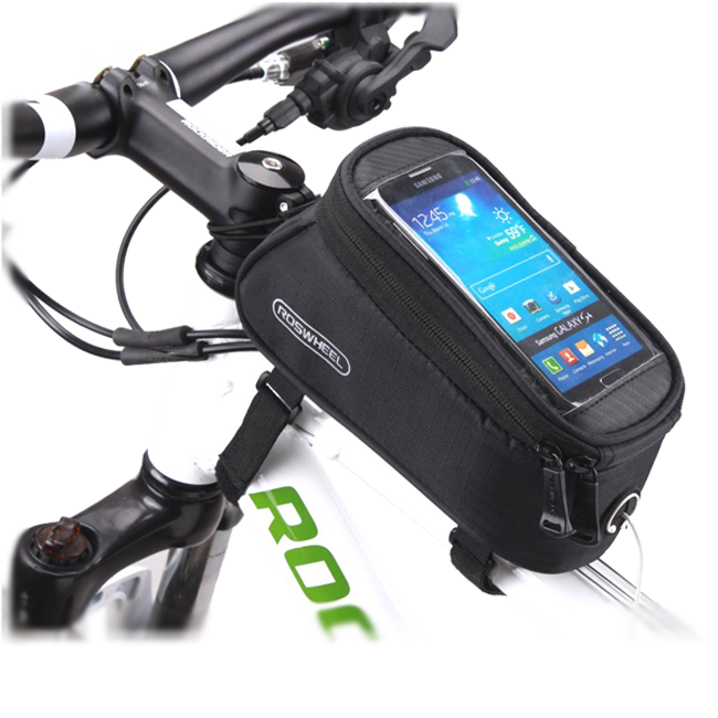 

Велосипедная сумка на раму для смартфонов Roswheel 12496