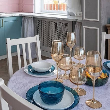 

Салатник персональный 12 см из цветного стекла Luminarc Идиллия Топаз (Q1317), Синий