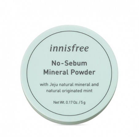 

Минеральная рассыпчатая пудра контроль жирности Innisfree No-sebum Mineral powder