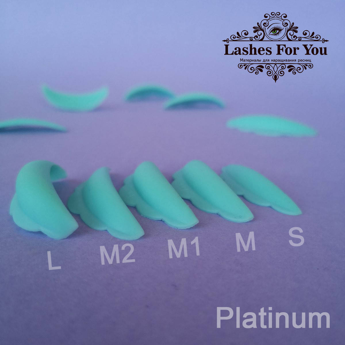

Бигуди мятные Platinum набор 5пар