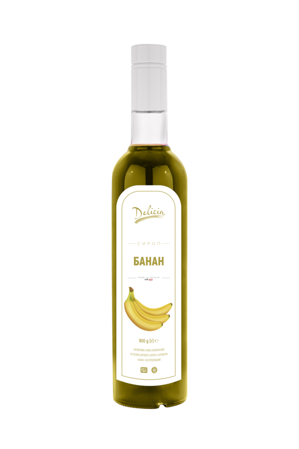 

Сироп Банан Delicia 900 г