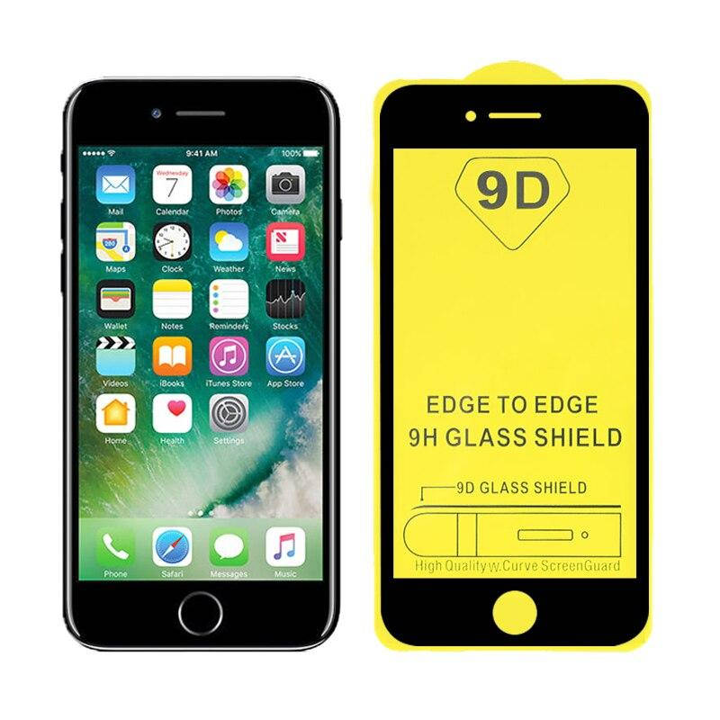 

Защитное стекло 9D на iPhone 7 / 8 / SE 2020 Black, Черный
