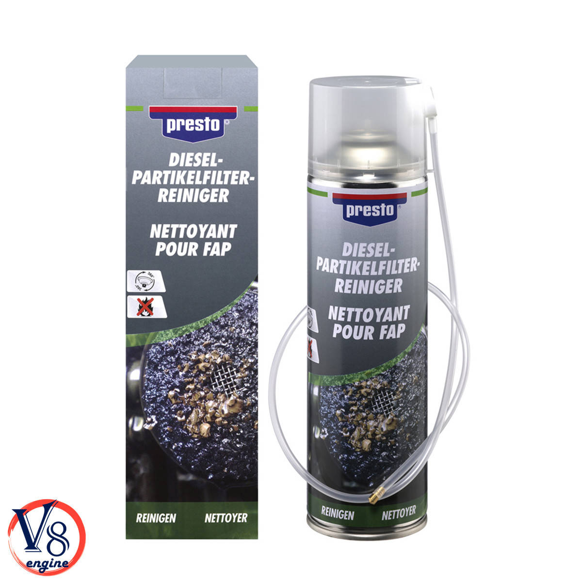 

Очиститель сажевого фильтра "DPF cleaner" Presto (416613) 400мл