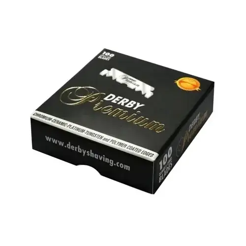 

Лезвия половинки Derby Premium Half Blades 100 шт