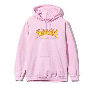 

Худи с принтом Thrasher Flame Pink |, Розовый