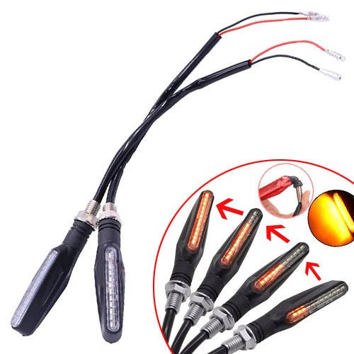 

LED указатели поворота, поворотники для мотоцикла, Динамические, пара, 100257