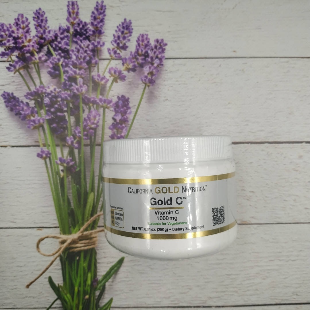 

California Gold Nutrition Gold Vitamin C 250g (250 serv), витамин С в порошке 250 грамм