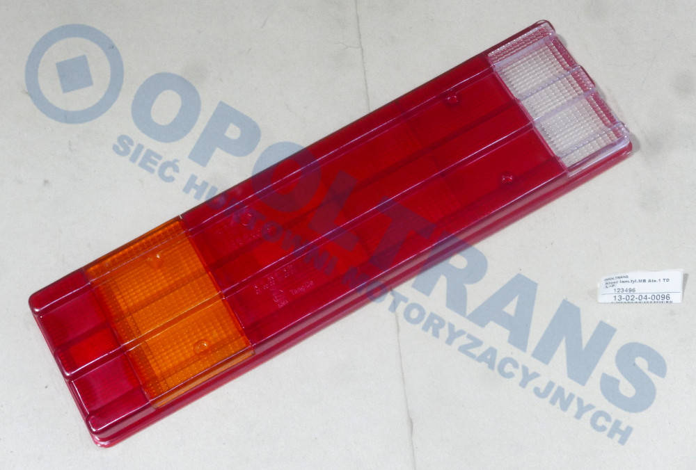 

Стекло заднего фонаря Mercedes Atego 13-02-04-0096 TANGDE