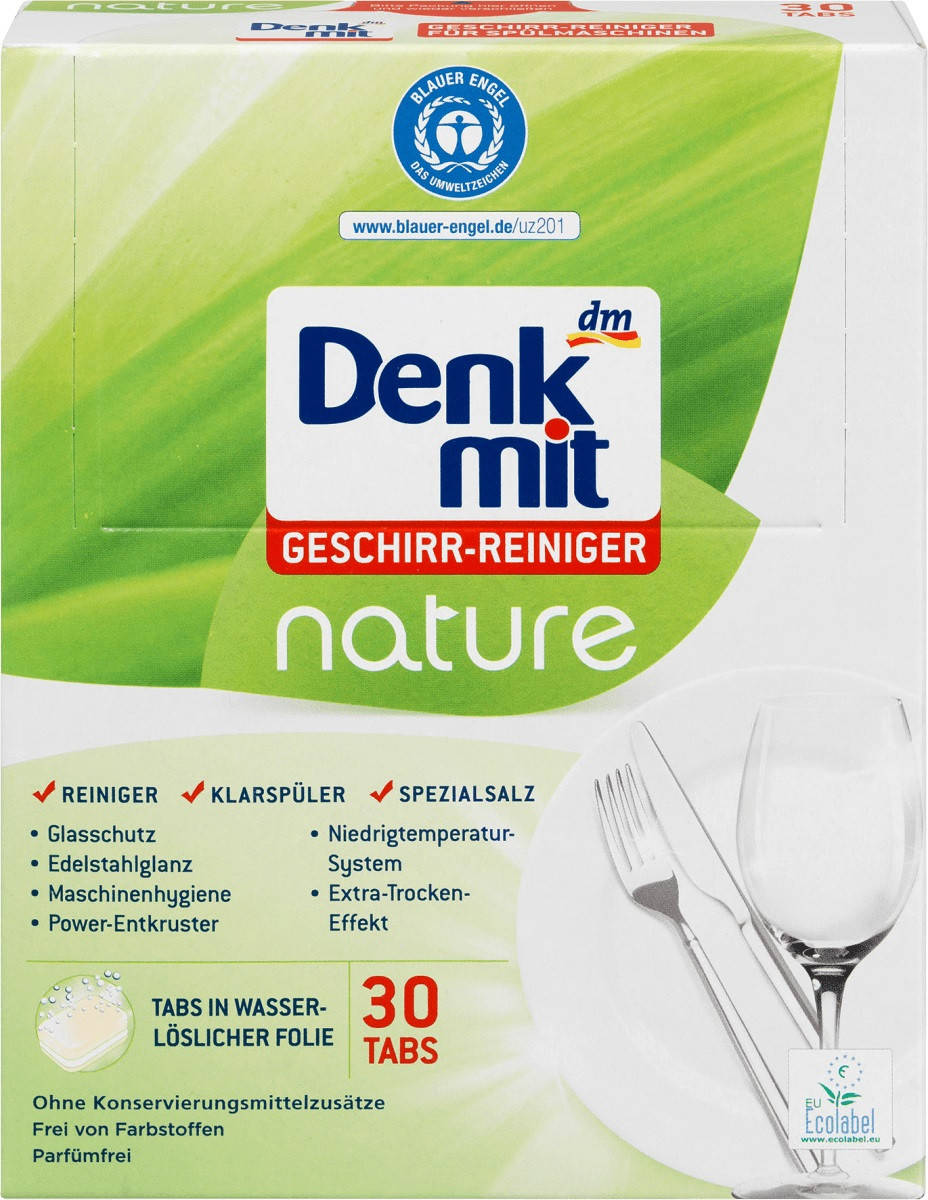 

Denkmit Nature Geschirr-Reiniger-tabs Таблетки для посудомоечных машин 30 шт