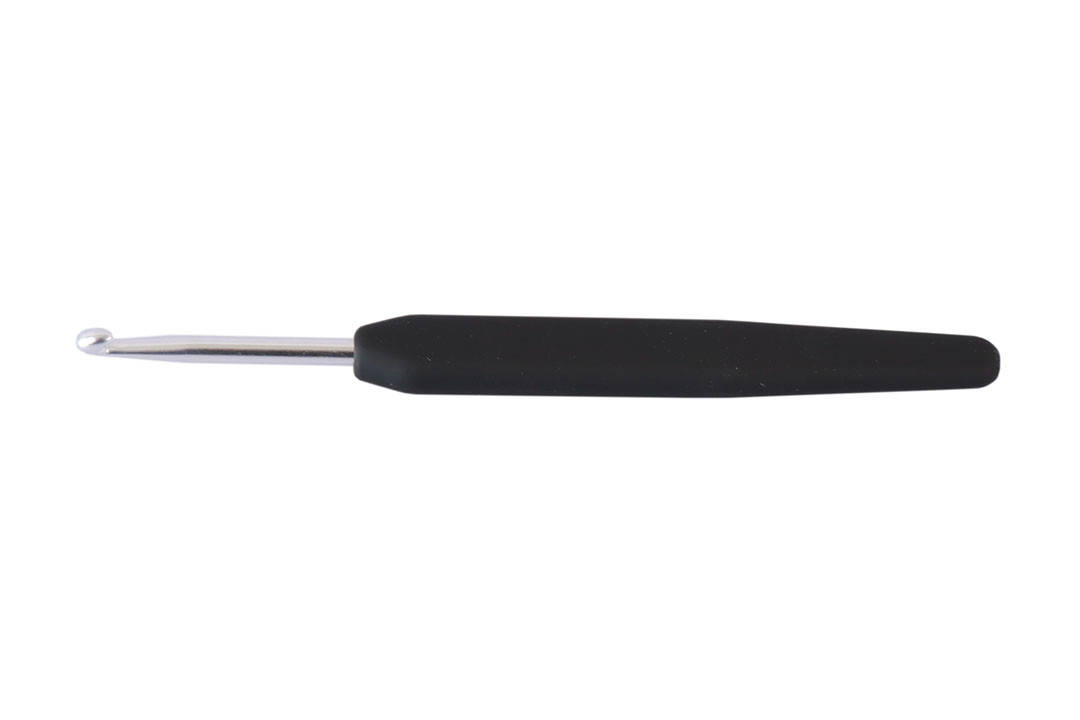 

Крючок алюминиевый 2.50mm с черной ручкой, KnitPro, Черный