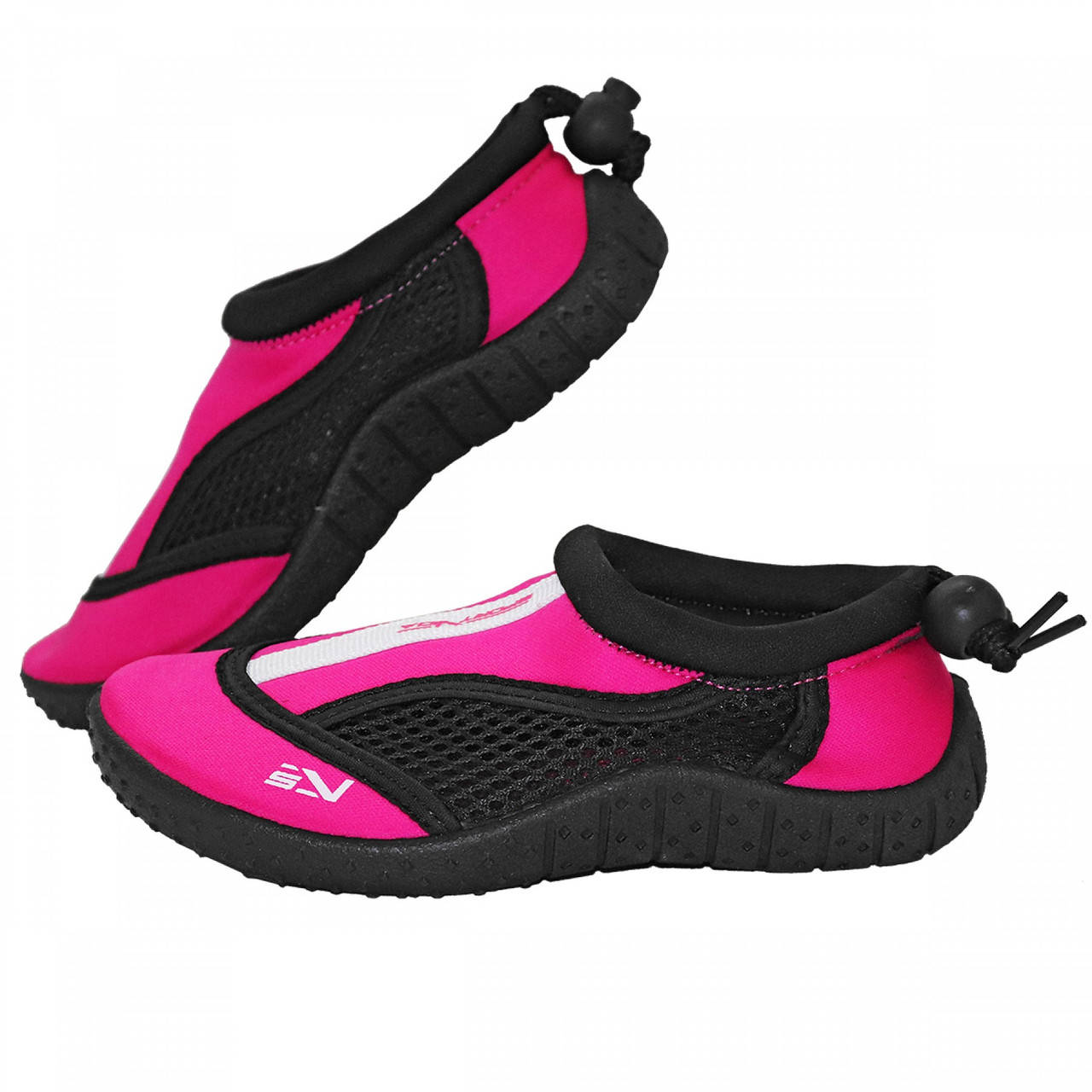 

Обувь для пляжа (аквашузы, коралки) SportVida SV-GY0001-R30 размер 30 Black/Pink. Акваобувь детская